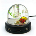 Dome Pen Interface Aquarium USB Hub - 4 Port